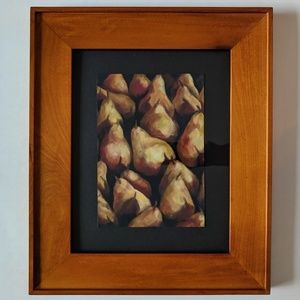 Framed lucious pears print